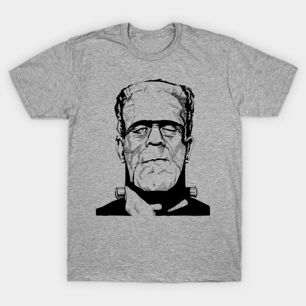 Frankenstein Monster T-Shirt by nonpertinente